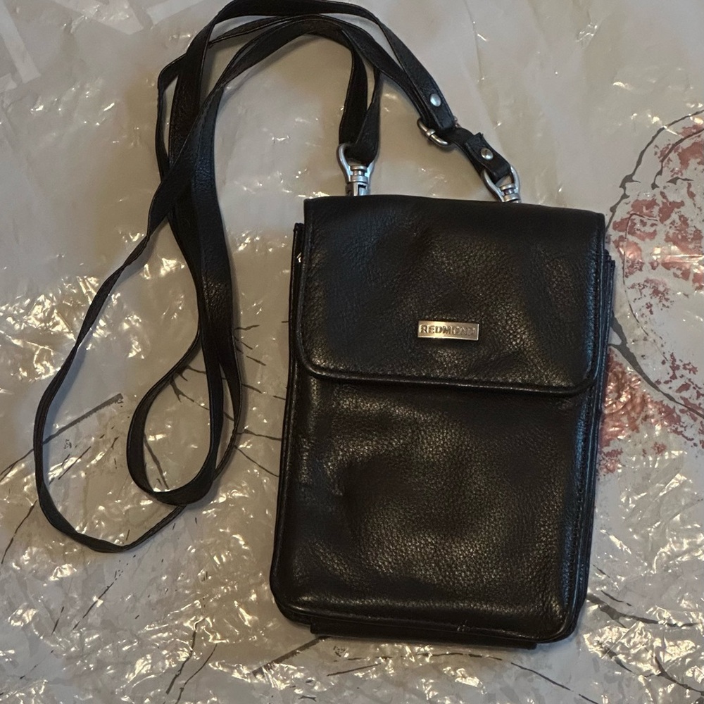 Black Leather Men's Bag